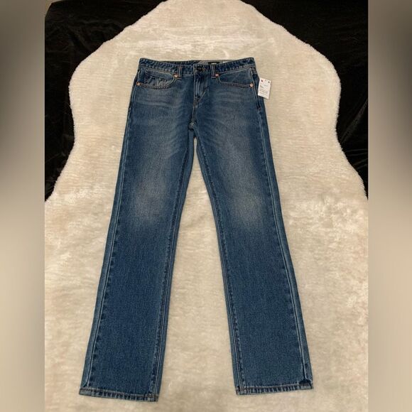New Volcom Mens‎ Denim Slim Fit Denim Jeans Youth 29x29 Pants - Picture 1 of 8